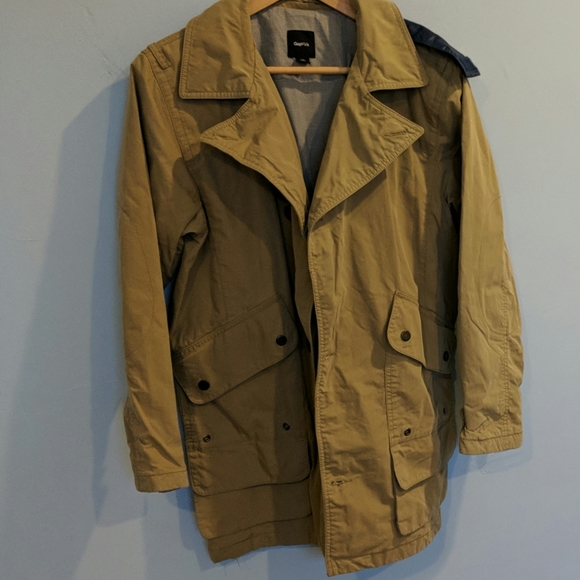 tan Gap boys trenchcoat